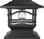 Edison Solar Outdoor Post Cap Lights - 4X4 5X5 6X6 - Bright LED