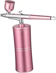 KONTONTY Mini Airbrush Sprayer Kit Face Water Replenishment Function Portable Handheld Beauty Tool Cordless Airbrush Set for Home and Car