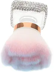 WRITWAA Fluffy Nail Dust Brush for Makeup Synthetic Fiber Brush for Diy Manicure