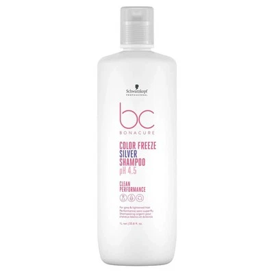 Schwarzkopf BC pH 4.5 Color Freeze Silver Shampoo 1 Litre
