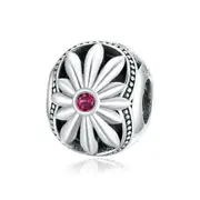 Warm Little Daisy Charm Fit Bracelets & Bangle Beads Silver plating Jewelry