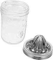 ULTECHNOVO Mason Can Stainless Steel Manual Citrus Juicer Home Fruit Squeezer for Oranges Lemons More Easy to Use Space Saving Kitchen Tool