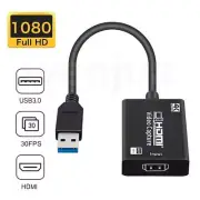 4K HDMI to USB 3.0 Video Capture Card 1080P Recorder Game Live Streaming Adapter