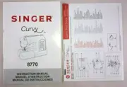 ORIGINAL Singer 8770 Curvy Sewing Machine Owners Manual & Quick Start Guide