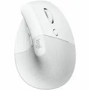 Logitech Lift Mouse - Bluetooth - USB - Optical - 6 Button(s) - Off White - Wireless - 10 m - 4000 dpi - Scroll Wheel