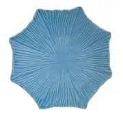 Deartis Portugal Bowl Pottery Aqua Blue 12 Inch Diameter VINTAGE! *Crazing may23