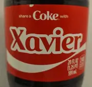 Share A Coke With Xavier 2025 Personalized Gift Coca Cola Bottle