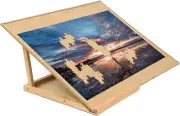 Puzzle Board & Bracket Set/Wooden Puzzle Board Kit/Jigsaw Puzzle Plateau with