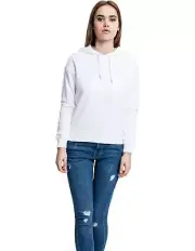 Womens Basic Hoody - White