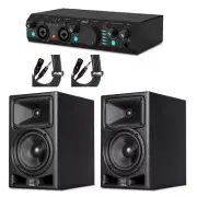 2x RCF AYRA PRO6 6.5" Active Studio Monitor w/ RCF TRK PRO2 USB Audio Interface