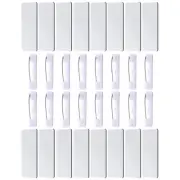 16 Pcs Sublimation Id Badge Blanks Name Tags with Pins Work Office