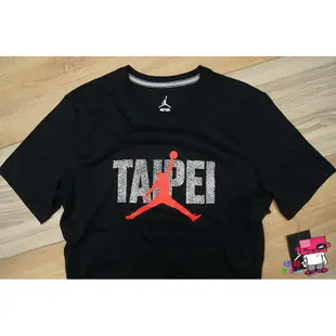 NIKE JORDAN TEE TAIPEI 黑色 短袖 T恤 台北 爆裂紋 BV6188-010