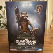Rocket Raccoon Deluxe Figure 2014 Guardians of the Galaxy Action Hero Vignette