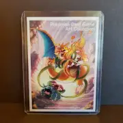 2016 Pokemon Japanese Promo Art sleeved card !! Charizard Venusaur Art ! READ