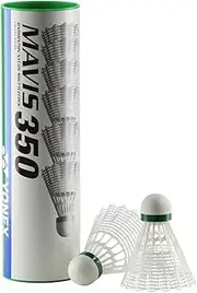YONEX Mavis 350 Badminton Medium Speed Nylon Shuttlecock, 1 Dozen, 2 Tube