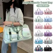 Colorful Pearlescent Gym Bag Sports Training Bag Wet/Dry Separation Travel Bag