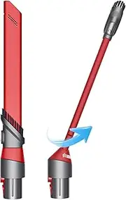 [Bolan-Tech] Crevice Tool Vacuum Attachment Compatible with Dyson V7,V8,V11,Cyclone V10,V15 Detect,V12 Detect Slim,Digital Slim,Outsize Cordless Vacuum Cleaner Quick-Release Crevice Head Gap Tool