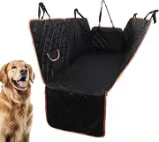 LMSNE Dog Car Seat Cover for Dogs-Waterproof Dog Car Seat Cover -Detachable,600d Heavy Duty Scratch Proof Nonslip Soft, Foldable Pet Backseat Protector for Cars＆Trucks＆SUV.