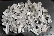 10pc Natural Tibetan Diamond Quartz Double Terminated Crystal Points Herkimer