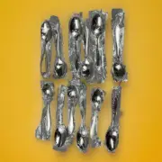 Oneida Camber Cresta Oval Soup Spoons 7 1/4" Windswept Scroll Brand New Set 12