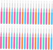 MUCKLILY Cleaning Interdental Brush Kit 50pcs Flosser for Soft Bristles Travel-friendly 5 Choices