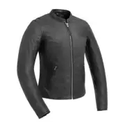 FLASHBACK - LADIES MOTORCYCLE LEATHER JACKET FIL117CSL Size 5XL