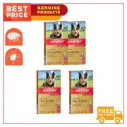 ADVANTIX for Dogs Flea and Tick Treatment 10 to 25 Kg Red Pack 3,6,12 Pipettes