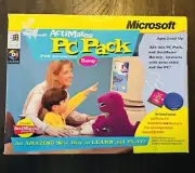 Microsoft ActiMates 1997 Interactive Barney & Friends PC Pack CD-ROM Software