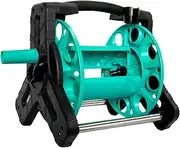 Folpus Garden Hose Reel Storage Rack Water Pipe Holder Water Hose Reel for Car Wash Outside