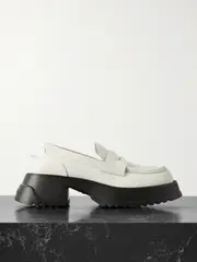 [Marni] Marni - Exaggerated-sole Leather Loafers - White - IT38 IT 38 White