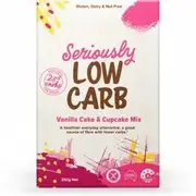 Seriously Low Carb Vanilla Cake & Cupcake Mix G/F 250g
