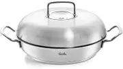 Fissler Original-Profi Collection Serving Pan with Highdome Lid, 28cm/3.0L, Silver (084-388-28-000/0)