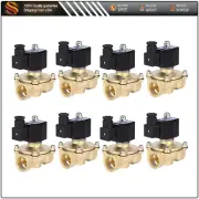 8x 1" NPT Air Suspension Valve Brass Electric Solenoid Air N/C for Train Horn