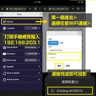 【EVACast】雙頻版無線投影器 Airplay Miracast同屏器 電視棒 支援IOS/安卓系統 NCC認證