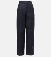 [Jacquemus] Jacquemus De-Nîmes high-rise barrel-leg jeans 26 blue