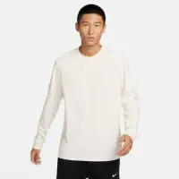 在飛比找momo購物網優惠-【NIKE 耐吉】訓練 長袖上衣_男_米白色_AS M NK