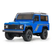 Tamiya 1/10 CC02 1990 Land Rover Defender 90 Light Blue Painted Body 4WD RC Car