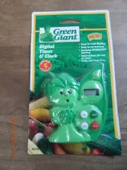 Jolly Green Giant Sprout Kitchen Digital Timer CLOCK 1995 NEW RARE VTG