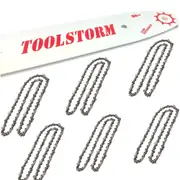 8" CHAINSAW BAR & 6 CHAINS FOR ALDI GARDENLINE 20V PRUNER MODEL:MOEL-ET-410-200