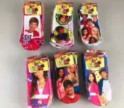 200 Disney High School Musical White Sock Pair Size 6-8 Socks Zac Efron