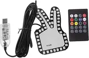 Alipis 1 Set Automotive LED Finger Light Cute Gesture Signal Light with Remote for Enhanced Vehicle Safety Compatible with Various Models