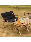 Chair Cushion For Double Camping Chair Outdoor Love Seat Mat With Fasten Strap
