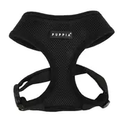 Puppia Soft Dog Harness Black (Small)