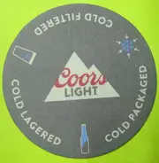 COORS LIGHT, Born in the ROCKIES Beer COASTER, Mat, Golden, COLORADO 2015 issue