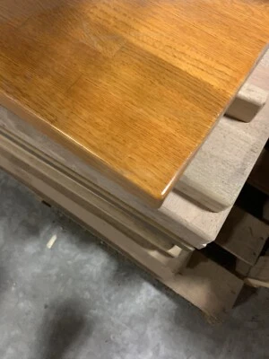 24"X30" Solid Oak Butcher Block Counter Table Top indoor use With Cherry Finish
