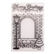 DIY Plastic Bump Embossing Template Stencil Folder for Album Scrapbooking Paper