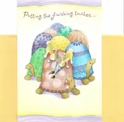 Funny Happy Easter Colored Turtle Egg Shells Eggs Hallmark Greeting Card