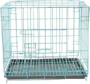 Totority Portable Dog Crate Pet Playpen Folding Pet Cage House for Small Medium with Iron Frame