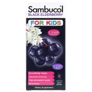 Sambucol, Kids, Black Elderberry, Advanced Immune Syrup, Ages 2+, 8,360 mg, 7.8