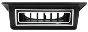 Under Dash Louver Black Pod w/ Chrome Louver for 2.5-Inch Hose